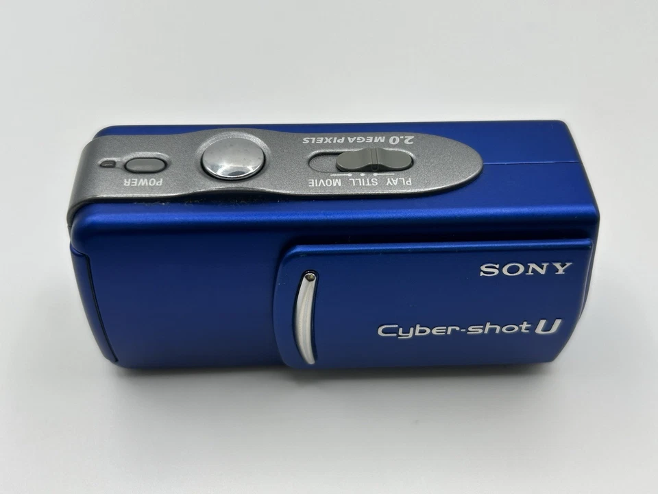 Junk Sony Cyber-shot DSC-U20 Blue 2MP Ultra Compact Digital Camera LCD Haze Test - Image 2 of 4