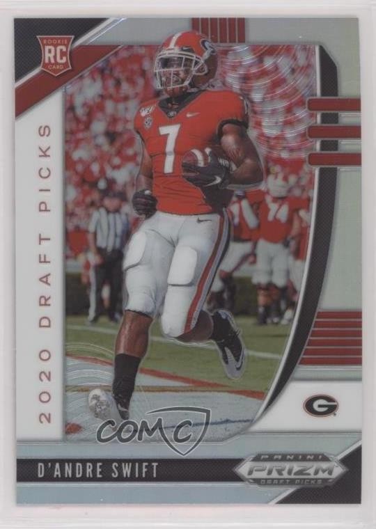 2020 Panini Prizm Draft Picks Rookies Silver D'Andre Swift #120 0z8z