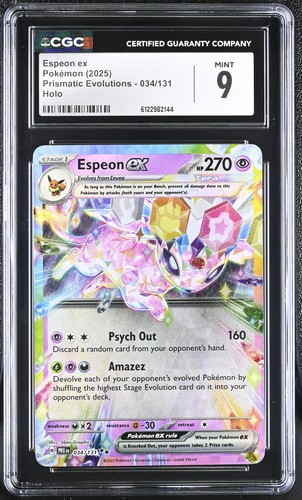 Espeon ex graded CGC 9 for sale on eBay