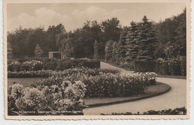 Ak Chemnitz 1937 Stadtpark/Otto Werner-Garten Freiberg Limbach