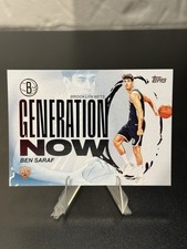 Ben Saraf RC Generation Now 2025-26 Topps #GN-26 Brooklyn Nets Basketball Card