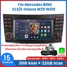 F&uuml;r Mercedes BENZ CLS/E-Klasse W211 W219 Carpaly Autoradio GPS Mit Harman Kardon