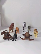 Lot of 7 Realistic Animal Figures Wildlife Safari Marine Toy Set