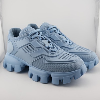 Prada Cloudbust Thunder Knit 'Blue Celeste' Sneakers US 9 Women's