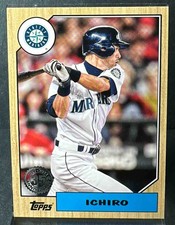 2022 Topps Ichiro #T87-88 1987 Baseball 35th Anniversary Series One Mariners