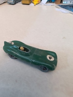 Lesney matchbox D Type Jaguar racing Green #41 decal Car Toy