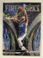 2021-22 Panini Prizm - Fireworks - Ben Simmons - FAST BREAK DISCO Prizm - #21