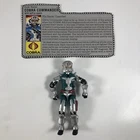 Vtg GI Joe Cobra commander action figure with file card 1987 series six