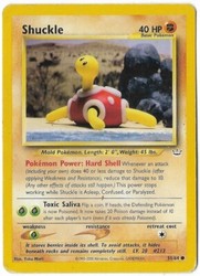 Shuckle 51/64 Neo Revelation Common Pokemon Card
