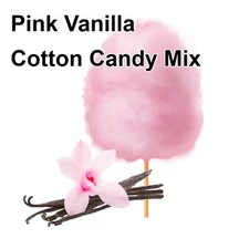 PINK VANILLA COTTON CANDY FLAVOR mix w/ SUGAR FLAVORING FLOSSINE FLAVOR #1