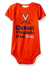 Two Feet Ahead Virginia Cavaliers Infant Unisex Lap Shoulder Creeper 6 Months