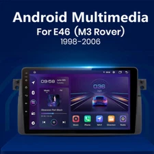 9in Car Wifi FM Radio Multimedia Player For E46 M3 Rover Andorid GPS Navigation