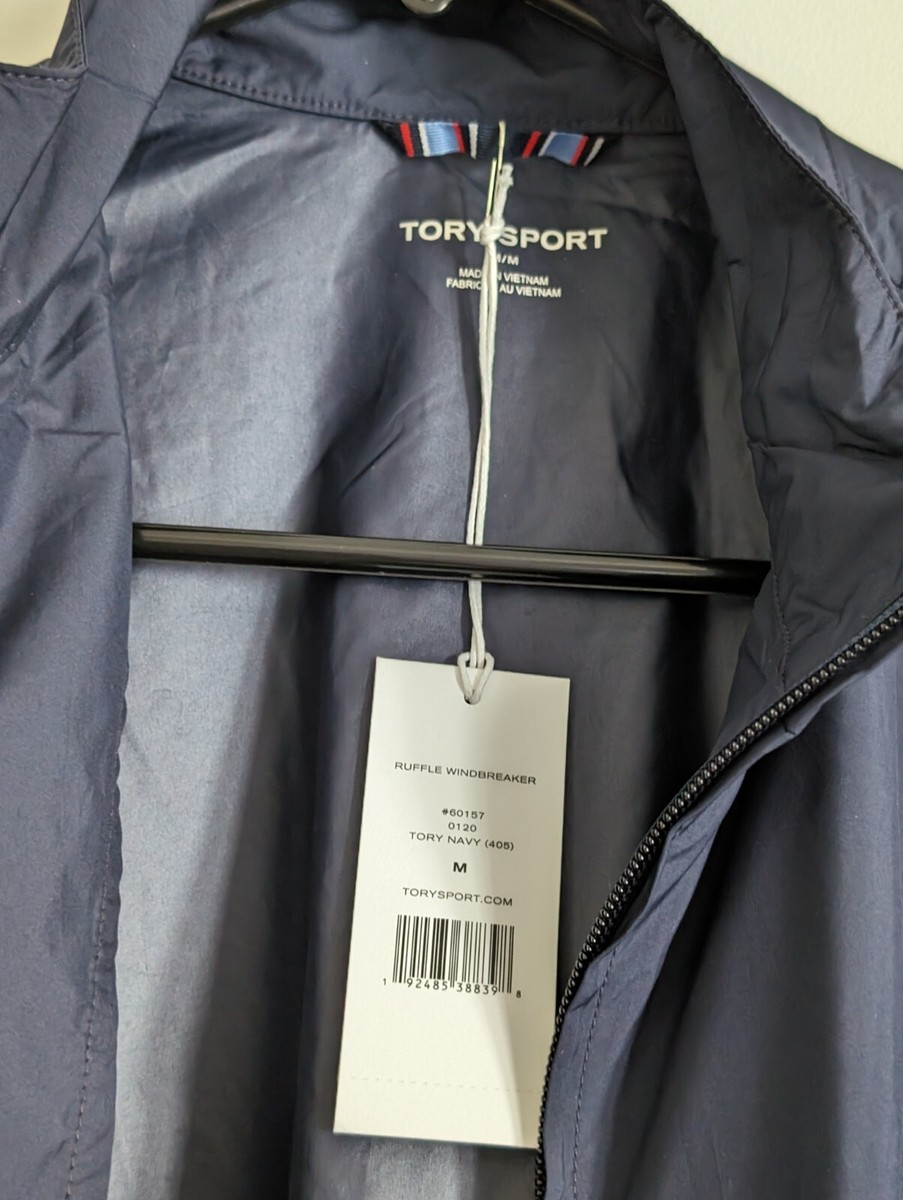 Tory Burch ruffle windbreaker size M | eBay