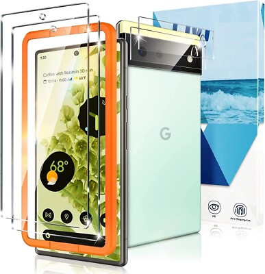 2+2 Google Pixel 6 Screen Protector Tempered Glass Transparency HD Clear Saver 