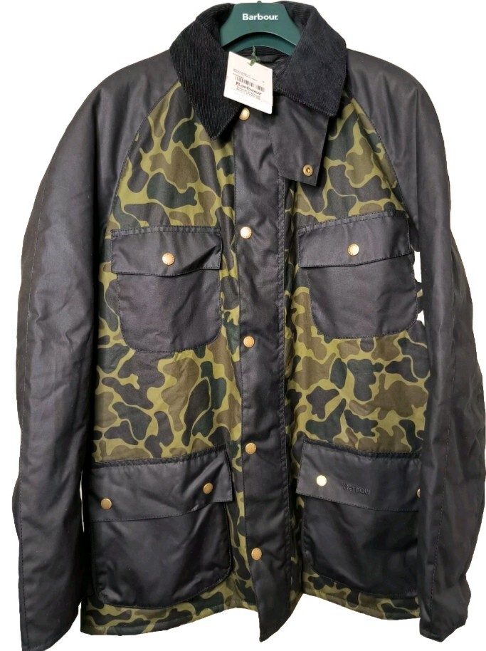 Barbour Frazer Medium jacket Wax camouflage New With Tags UK