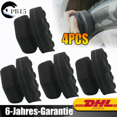 Reifenglanz-Applikator-Pads Sechskant-Grip-Reifenverbände Applikator-Pad 80mm