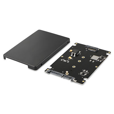 2.5'' SATA to mSATA SSD Enclosure Converter Internal / External Adapter New