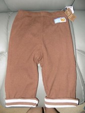 Disney Tigger Brown/Blue Striped Reversible Pants size 12-18 months Boy's NEW