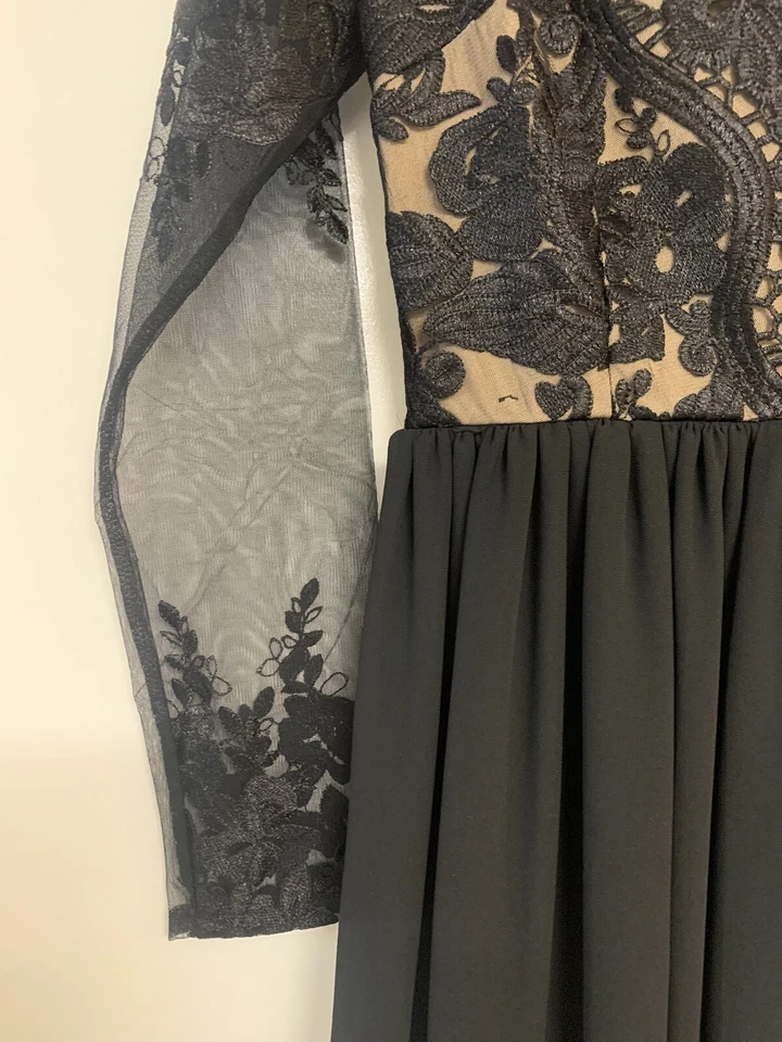 Vestido formal negro Foto 3 de 4