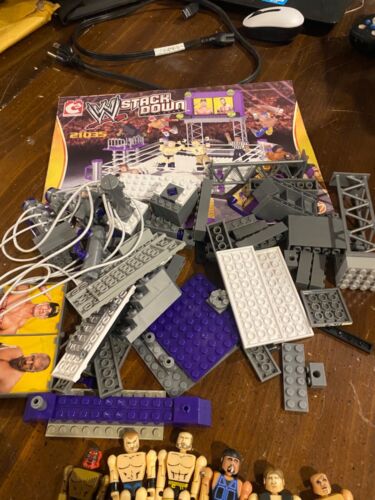 WWE Wrestling C3 Construction WWE StackDown Ring Set #21035 +figures - Picture 2 of 4
