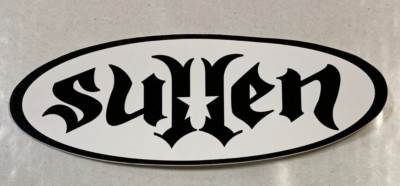 SULLEN - ART Co. TATTOO INSPIRED CLOTHING  Brand Sticker   16.5cm x 6cm
