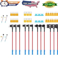 Comprehensive 12V Fuse Holder Set - 36 Dual-Slot Taps for Easy Circuit Expansion