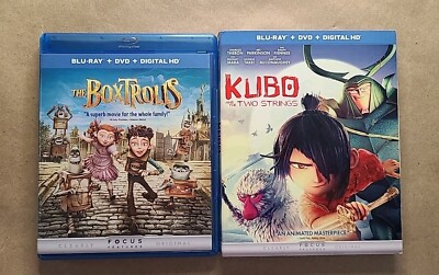 2 Laika Studios Movies On Blu-ray - The Boxtrolls + Kubo And The Two Strings