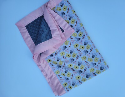Lovely Winnie the Pooh Faces Baby Cotton Minky Blanket 30 x 45