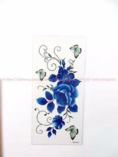  large flower temporary tattoo Fake Tattoos Sticker  