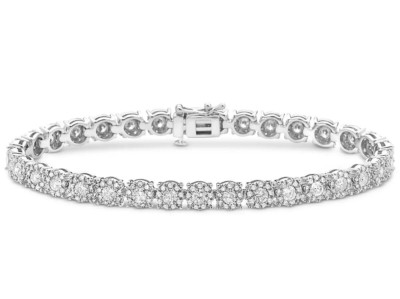 5 ct. tw. Diamond Tennis Bracelet in 10K White Gold by Macy's, MSRP $12,289