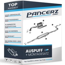 Auspuff für TOYOTA YARIS (P9) 1.3 VVT-i 99/100PS 2006-2011 Auspuffanlage