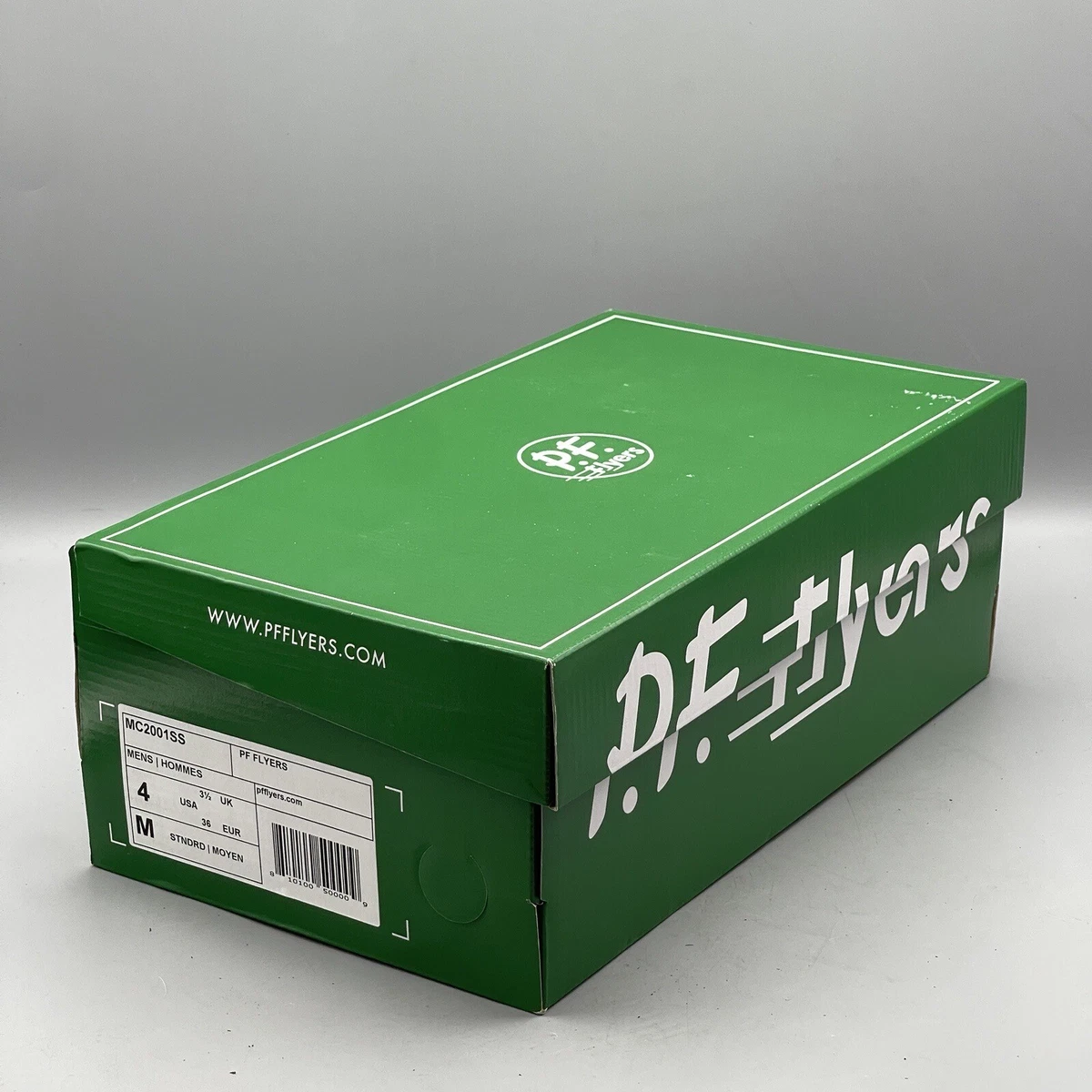 PF Flyers Shoes Men s 4 Hi Tops Sandlot Canvas Sneakers High White Gum Soles Box