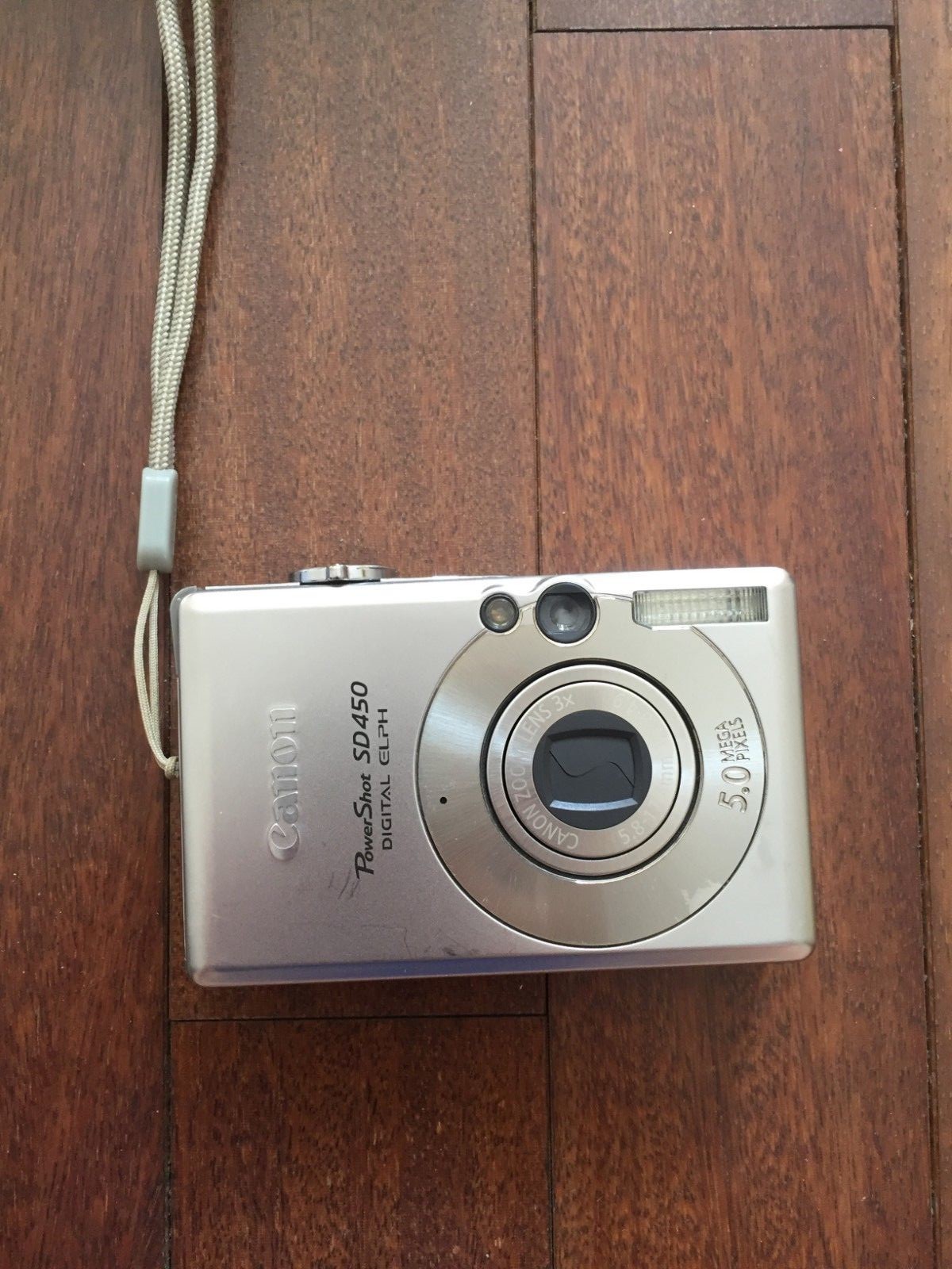Canon PowerShot Digital ELPH SD450 / Digital IXUS 55 5.0MP Digital Camera -  Silver | eBay