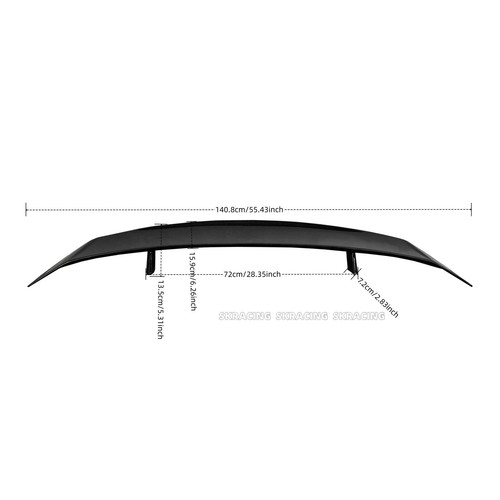 FOR 2020-2023 CADILLAC CT5 V STYLE HIGHKICK DUCKBILL CARBON FIBER TRUNK SPOILER - Picture 2 of 23