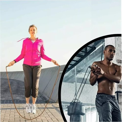 "Profi Leder Springseil mit Holzgriffen – Boxen, Seilspringen, Speed Rope - Bild 3 von 8