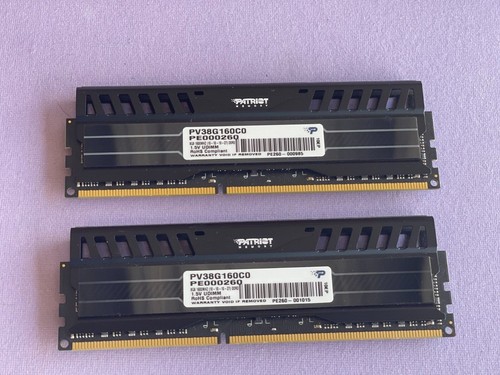 Escritorio Patriot 16 GB (2X8 GB) DDR3 PC3-14900 1866 MHz 240 pines SIN ECC PV38G160C0 - Imagen 3 de 3