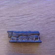 2 1/4" Long Lead Train Engine Antique Railroad Playset Figure