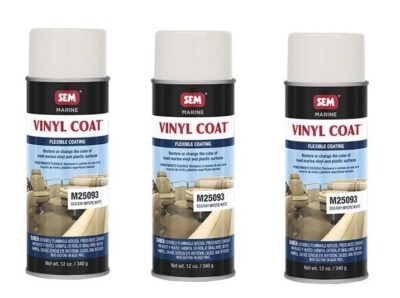 SEM M25093, Sea Ray Mystic White, Marine Vinyl Paint, Aerosol (3
