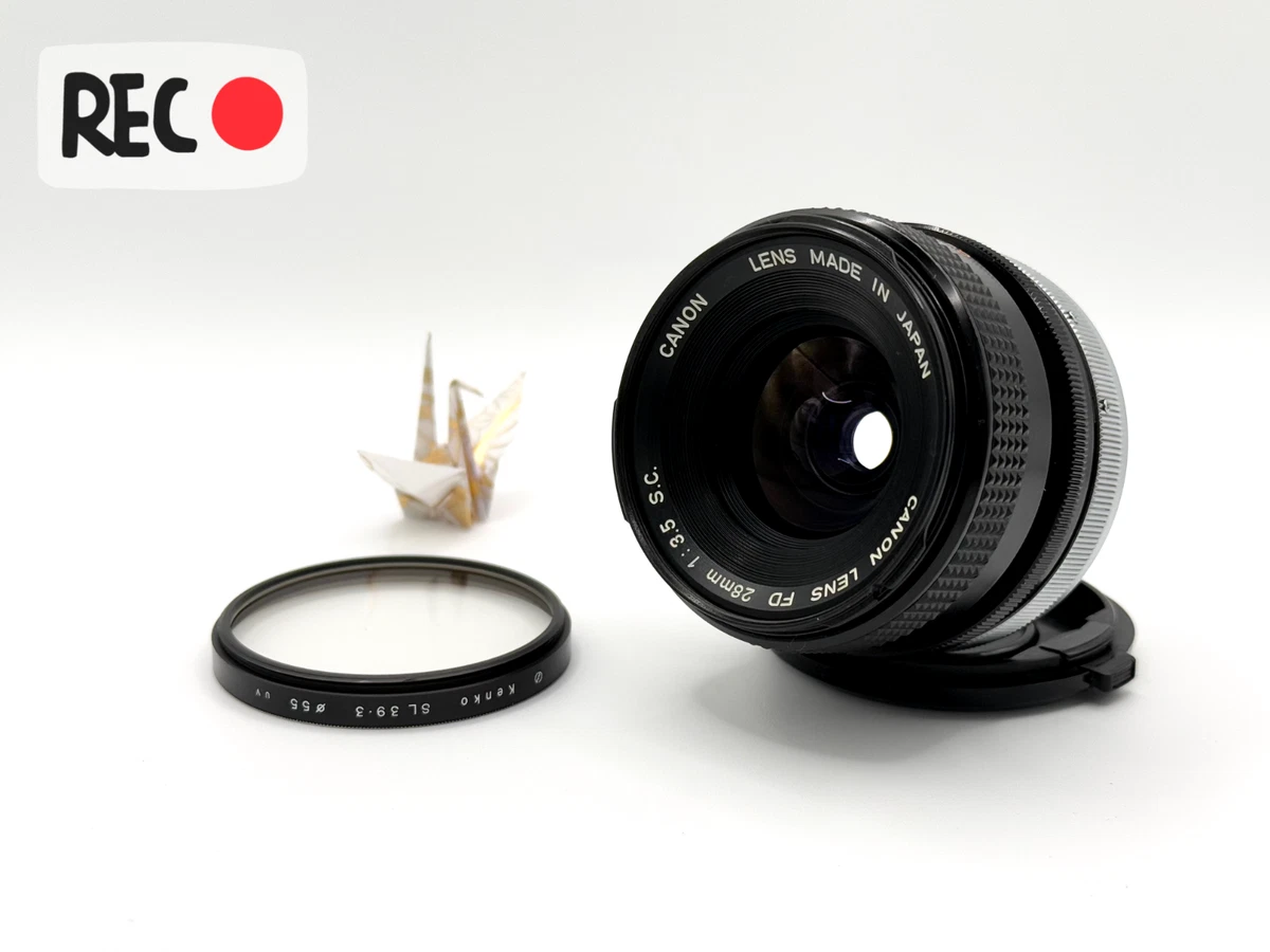 キャノンAV-1BK／FD28mmf3.5ワインダーA2付【実写確認済整備品】 キャノンAV-1BK／FD28mmf3.5ワインダーA2付【実写確認済整備品