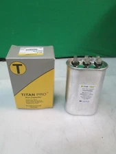 Titan Pro TOCFD355 Oval Motor Run Capacitor 35+5 MFD 440/370 Vac Free Ship