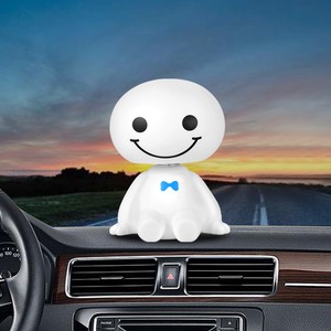 Cute Shaking Head Robot Doll Car Ornament Automotive Decoration