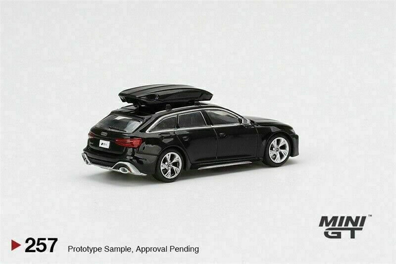 ミニカー MINI GT Audi RS 6 Avant Silver Digital Mini GT Audi RS6 Avant Silver Digital Camouflage TSM Model 1