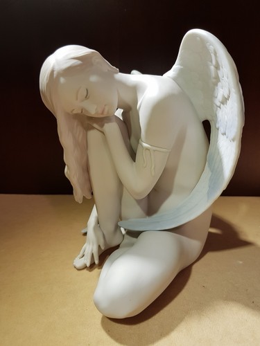 Lladró Porcellana artistica by Lladro Biscuit.Angelo meraviglioso. - Foto 6 di 12