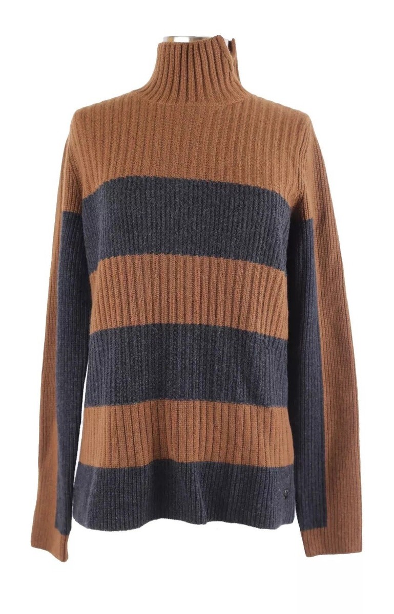 $3,450 Loro Piana Baby Cashmere Thick Knitted 1/2 Turtleneck
