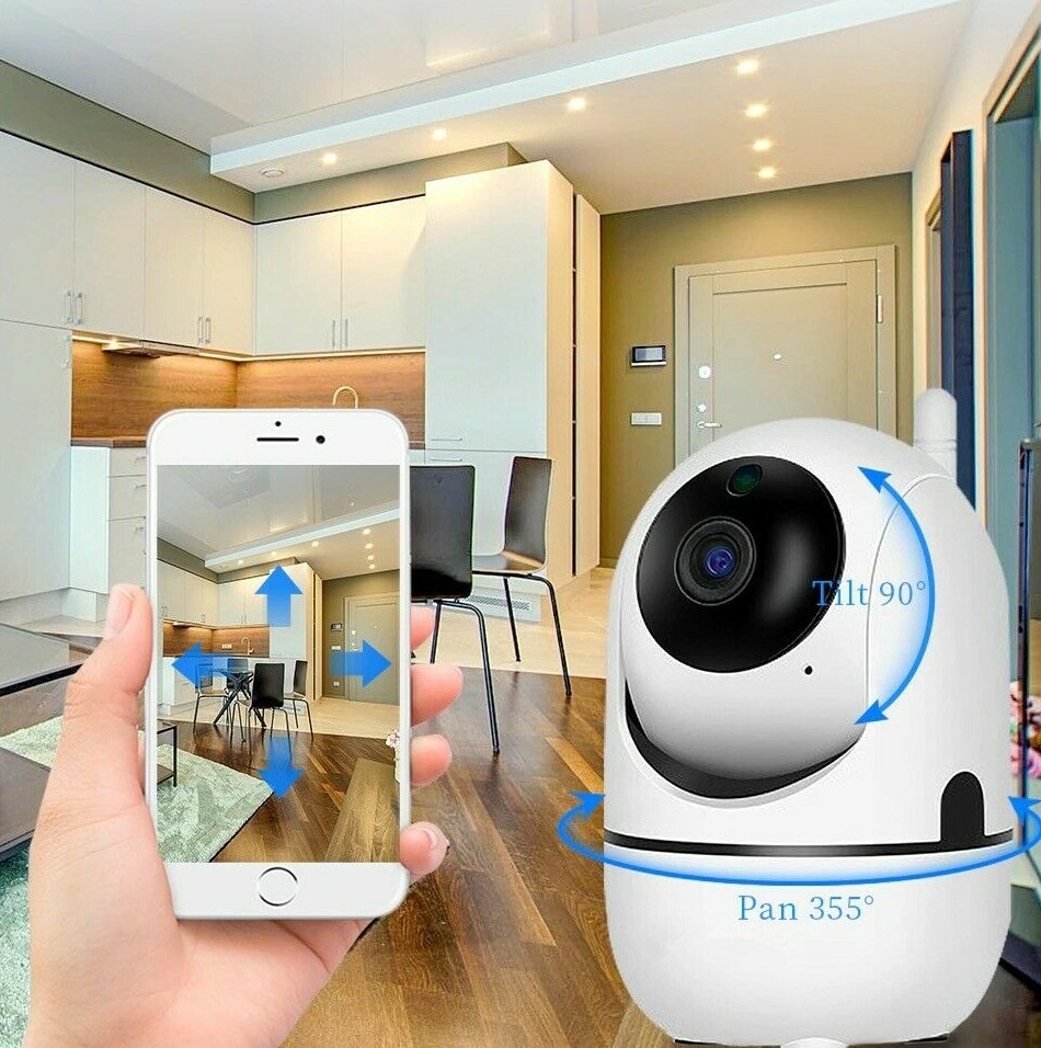 Baby Monitor Camera For Security Digital Video Wifi 1080p Smart Indoor Night-image