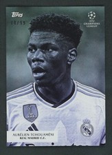 2024 AURELIEN TCHOUAMENI 74/99 TOPPS UEFA CHAMPIONS LEAGUE SIMPLICIDAD