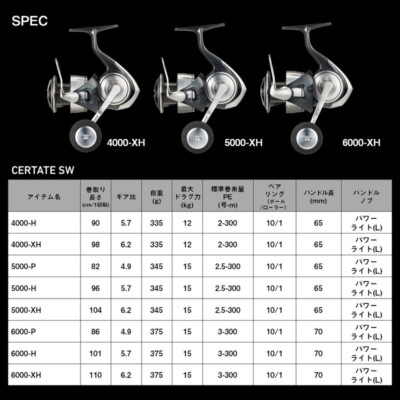 Daiwa 24 CERTATE SW 4000-H Spinning Reel Ship from Japan New | eBay