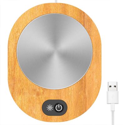 USB Heizung Wärmer Smart Elektrisch Milch Kaffee Tee Becher Tasse Heizkissen (9X9CM)