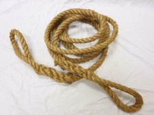 Mb Gpw Willys Ford Wwii Jeep G503 Manila Braided Tow Rope - 12 Foot