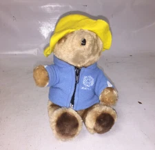 PADDINGTON BEAR Eden Toys Inc Wearing Yellow Hat w Old Navy Fleece